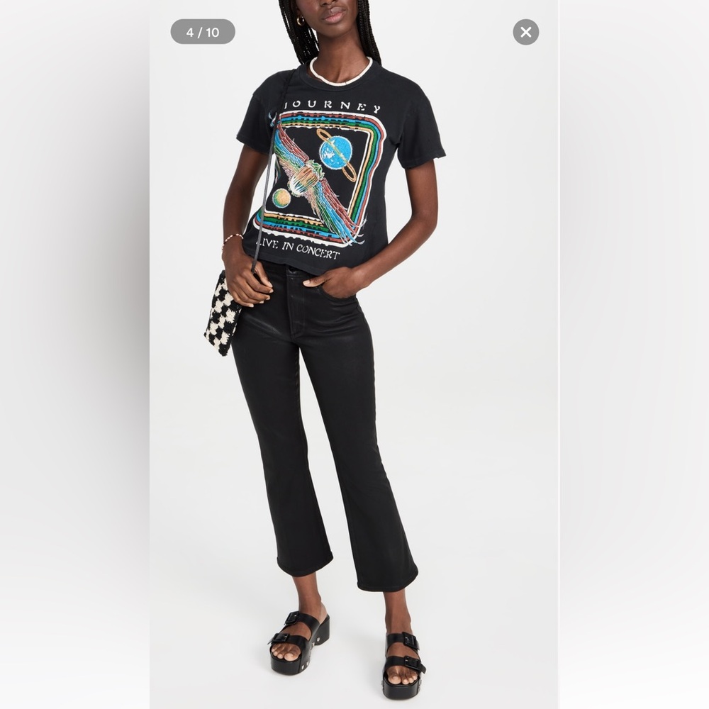 Joe’s Jeans the Callie Coated Black Denim - 29